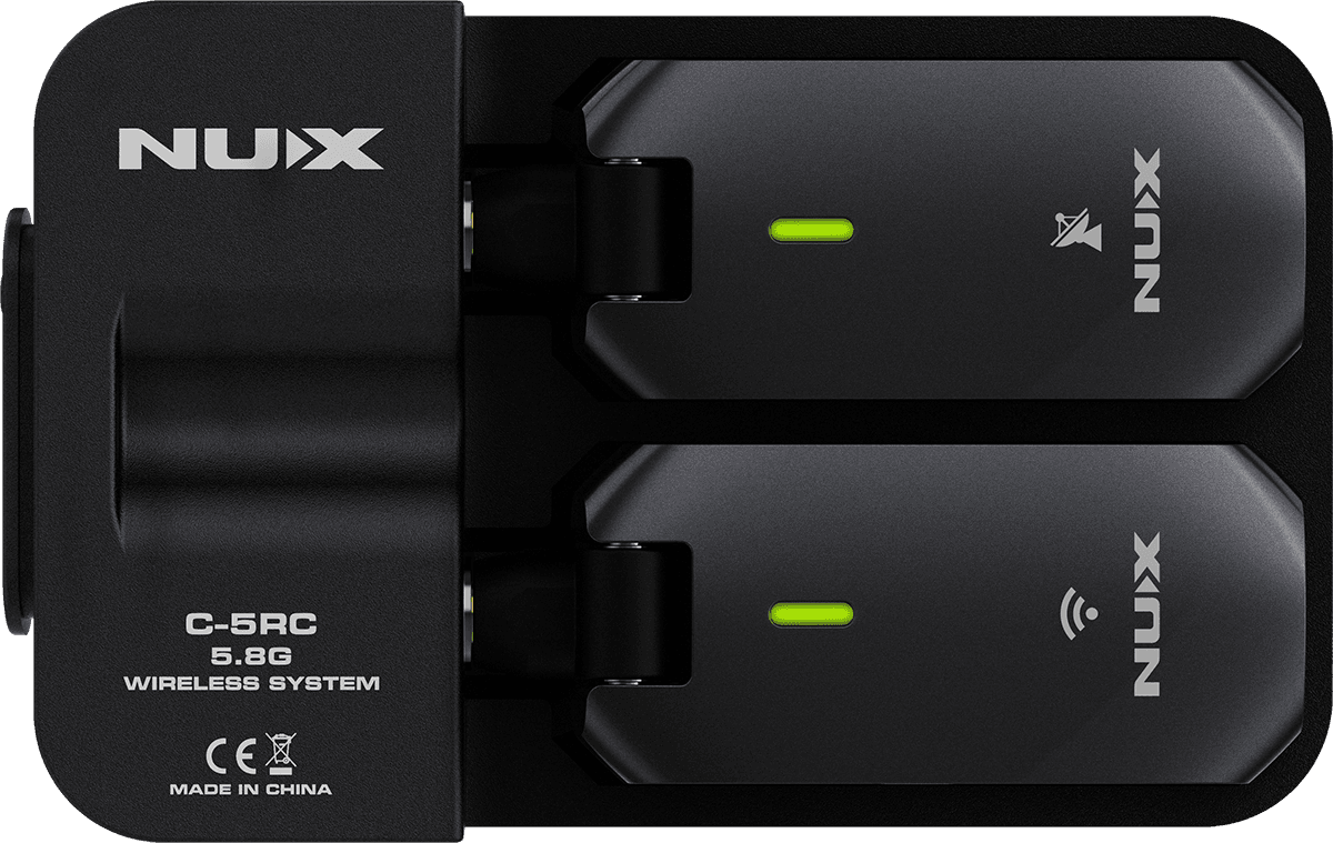 C5RC Sistema Sem Fios Para Guitarra 5,8 GHz Sincronização Automática