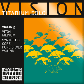 STRINGS VIOLIN VISION TITANIUM SOLO SYNTHETIC CORE MEDIUM VIT04