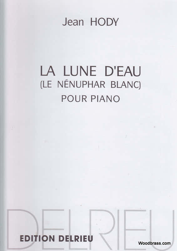 Hody Jean - Lune D'eau - Piano