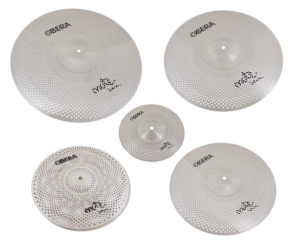 MUTE 5X SILENT CYMBALS SET - 14" 16" 18" 20" 10"