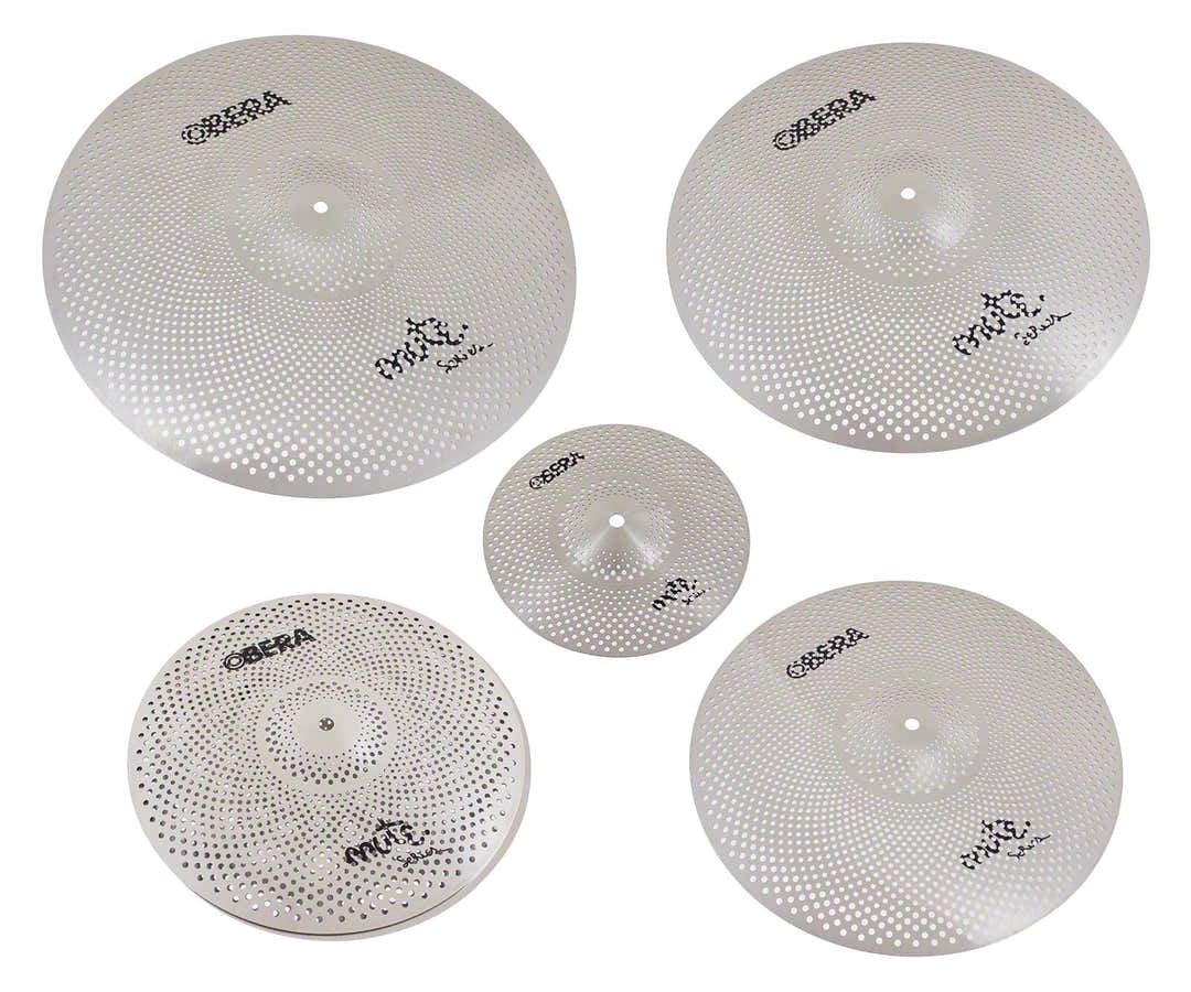 MUTE 5X SILENT CYMBALS SET - 14" 16" 18" 20" 10"