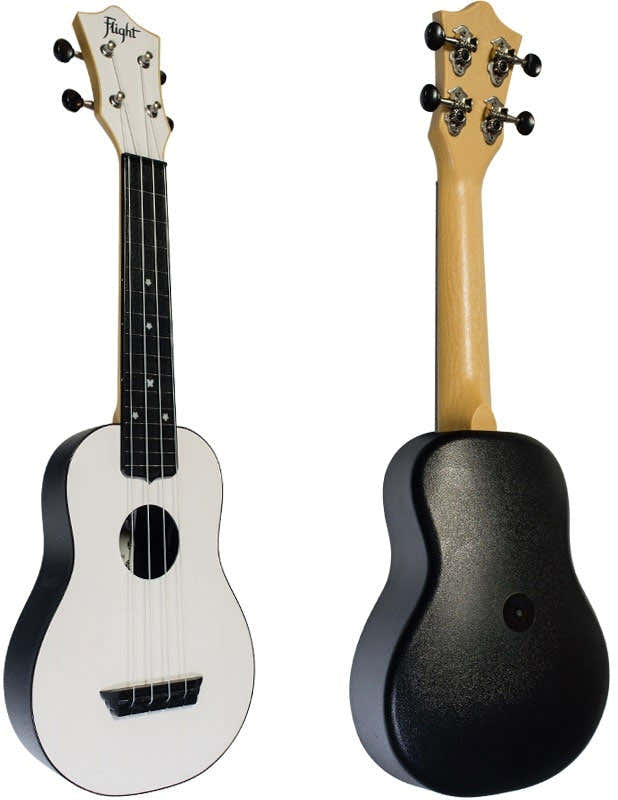 Flight: TUS35 ABS Travel Ukulele - White -