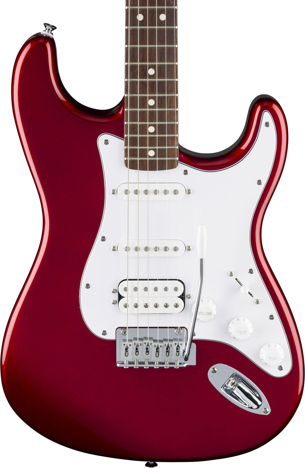 Standard Stratocaster HSS LRL Escudo Branco Candy Cola