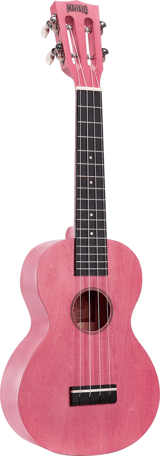 Ukulele Island Concert Coral Pink + Capa