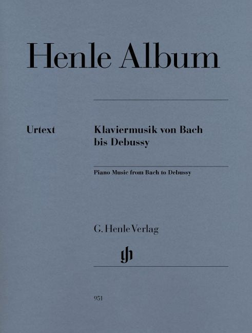 Henle Verlag Piano Music From Bach To Debussy
