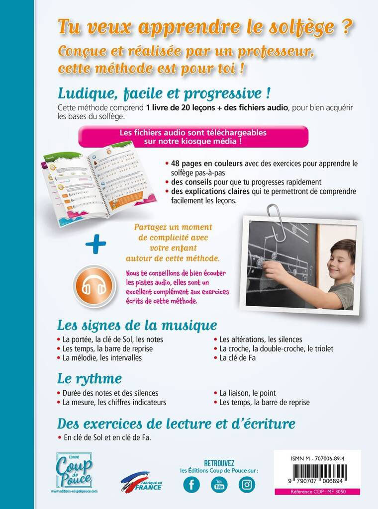 P'tit Coup de Pouce - J'apprends le Solfège