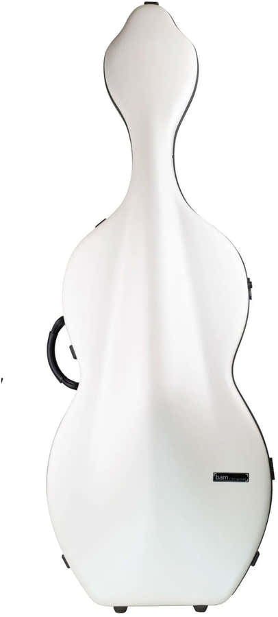 Estojo de Violoncelo 4/4 Hightech Rebuçado + Rodas - Branco/Castanho