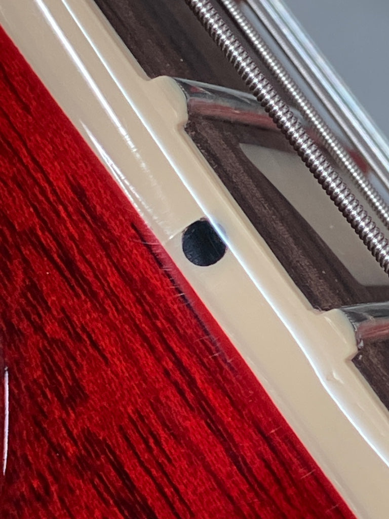 Les Paul Studio Vermelho vinho Contorno creme Stock B