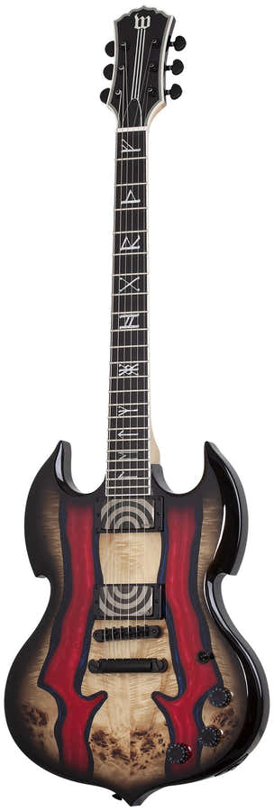 Audio Barbarian Signature Zakk Wylde Edição especial Blood River Burl