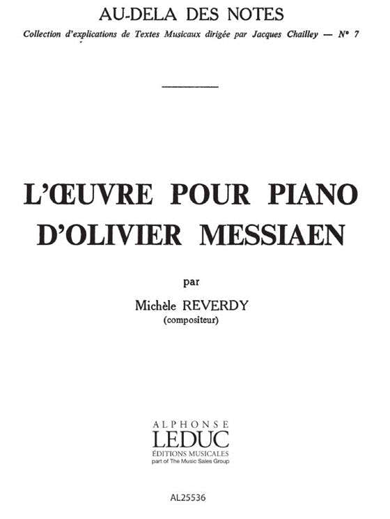 l'Oeuvre pour Piano d'Olivier Messiaen