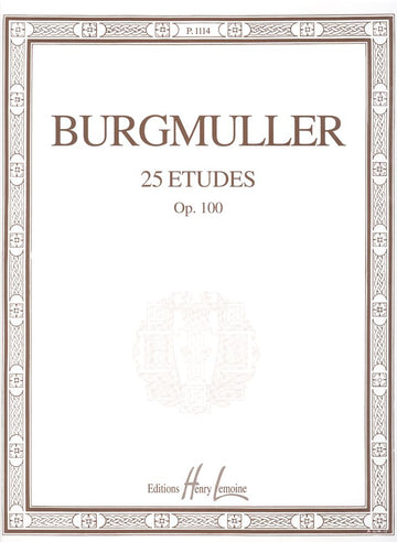 Burgmuller Friedrich - Estudos Op.100 (25) - Piano