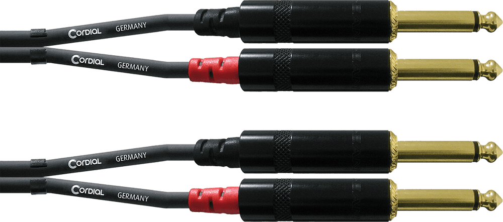 Cabo Audio Duplo Jack Mono 6 M