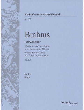 BRAHMS J. - LIEBESLIEDER OP. 52 (WALZER)