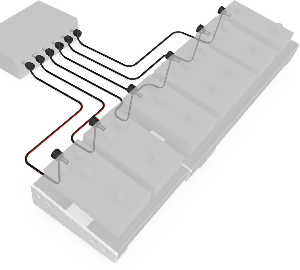XPND Kit DIY de alimentação para pedais