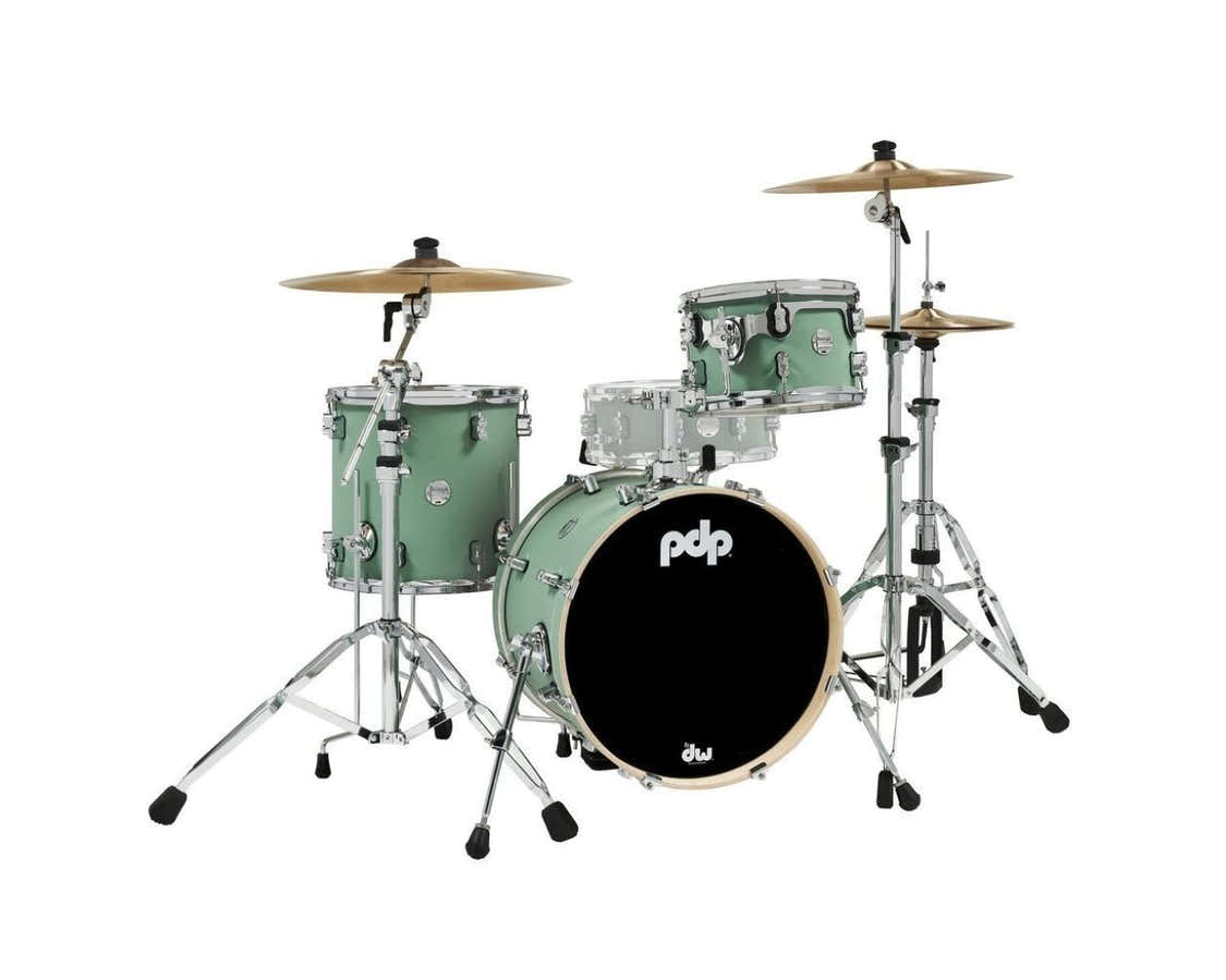 SHELL SET CONCEPT MAPLE FINISH PLY BOP KIT 18" SATIN SEAFOAM PDCM18BPSF