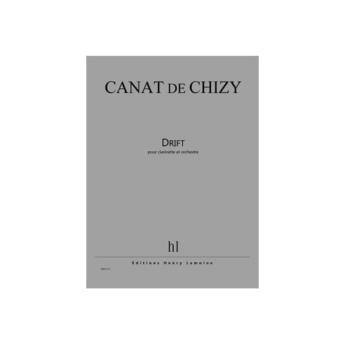 Jobert Canatchizy - Drift - Concerto Pour Clarinette et Orchestre