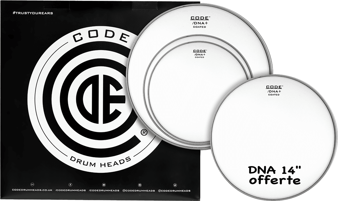 DNA Pack Standard 12"-13"-16" Revestida + 14" DNA Revestida Oferecida