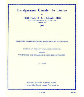 Oubradous - Enseignement Complet Du Basson Vol.3