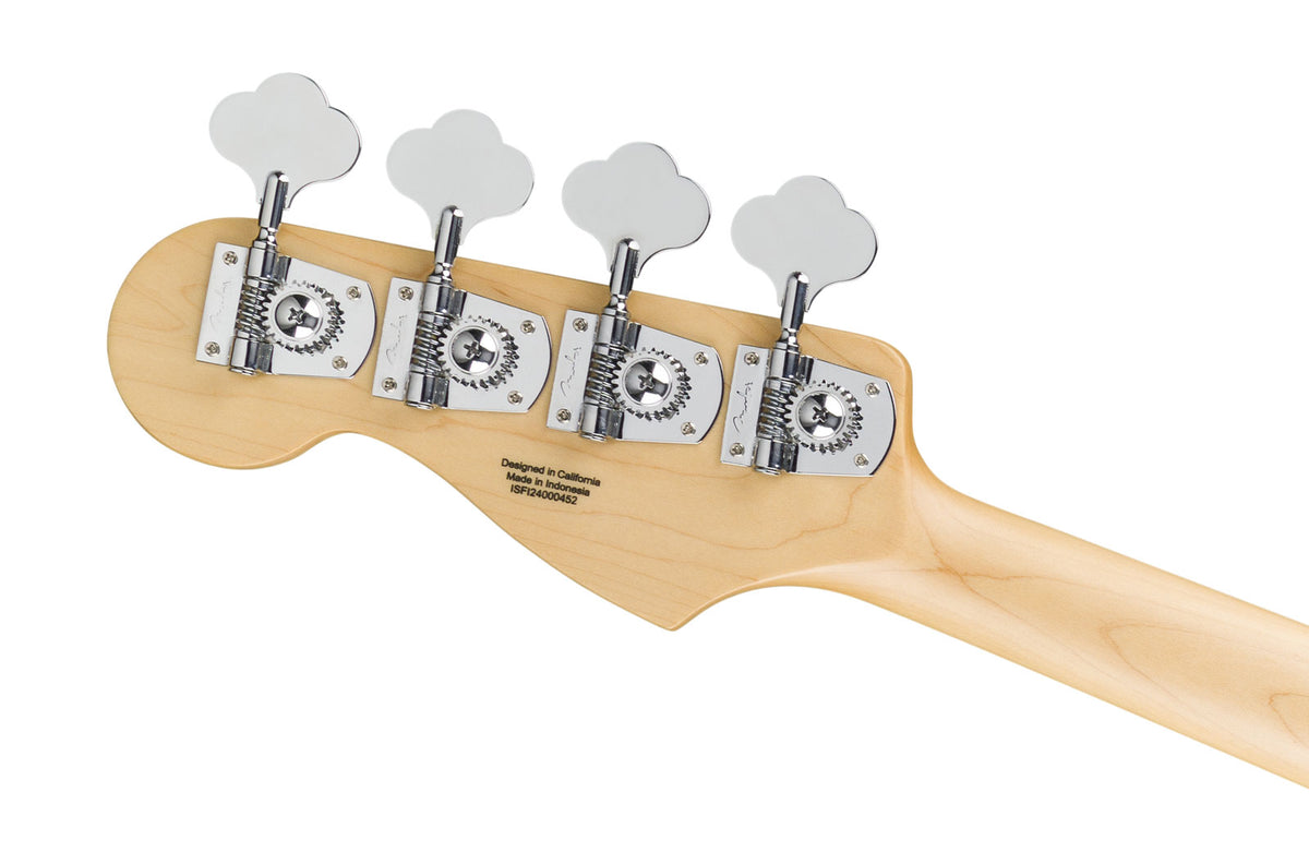 Jazz Bass standard MN escudo branco Aqua Marine Metallic