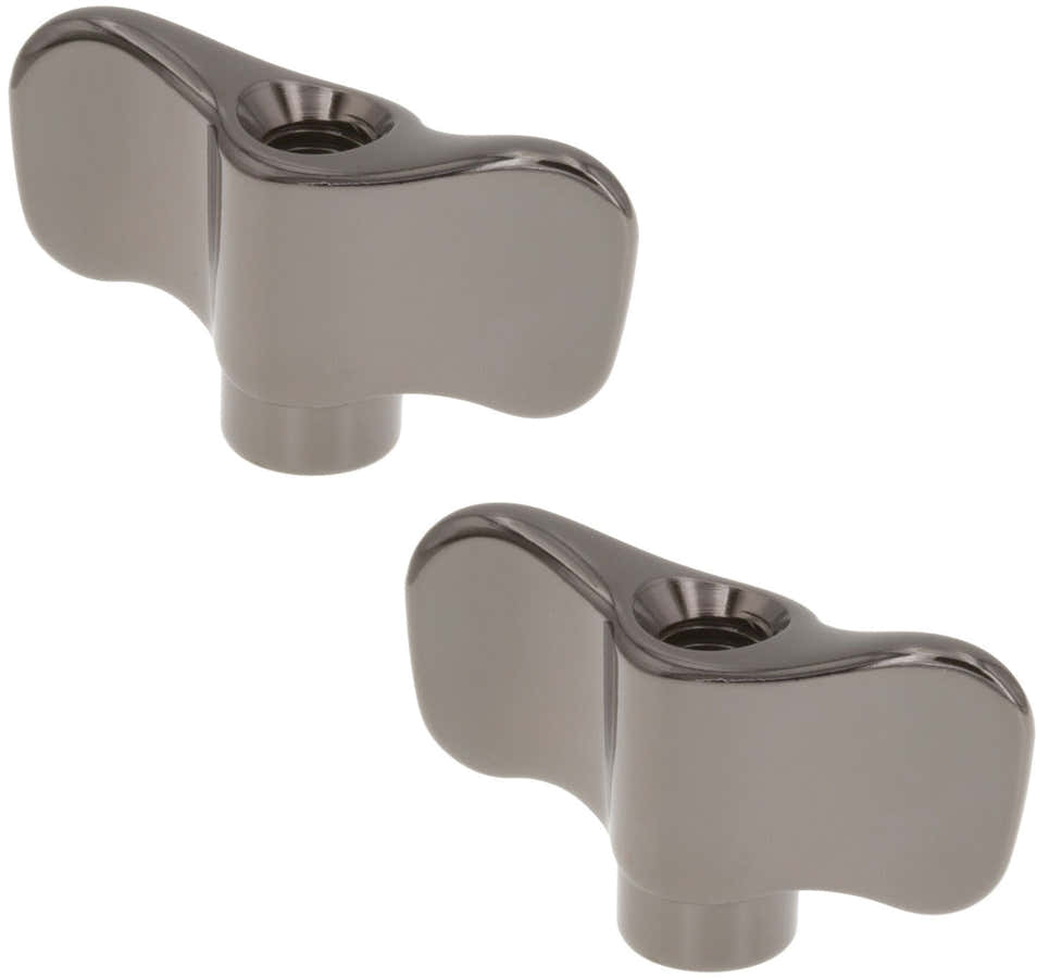 WN8-4 - Cymbal Wing Nut M8 (x2) - Black