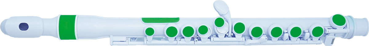 JFLUTE BRANCO E VERDE