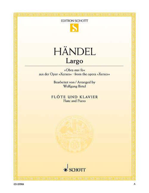 Händel - Largo - Flute et Piano