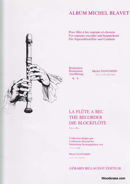Blavet Michel - Album Michel Blavet - Flute A Bec Soprano et Clavecin