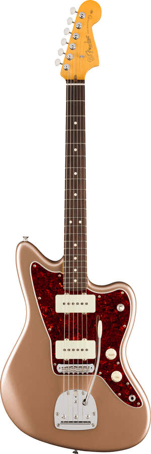 American Professional Classic Jazzmaster RW Firemist Gold desbotado