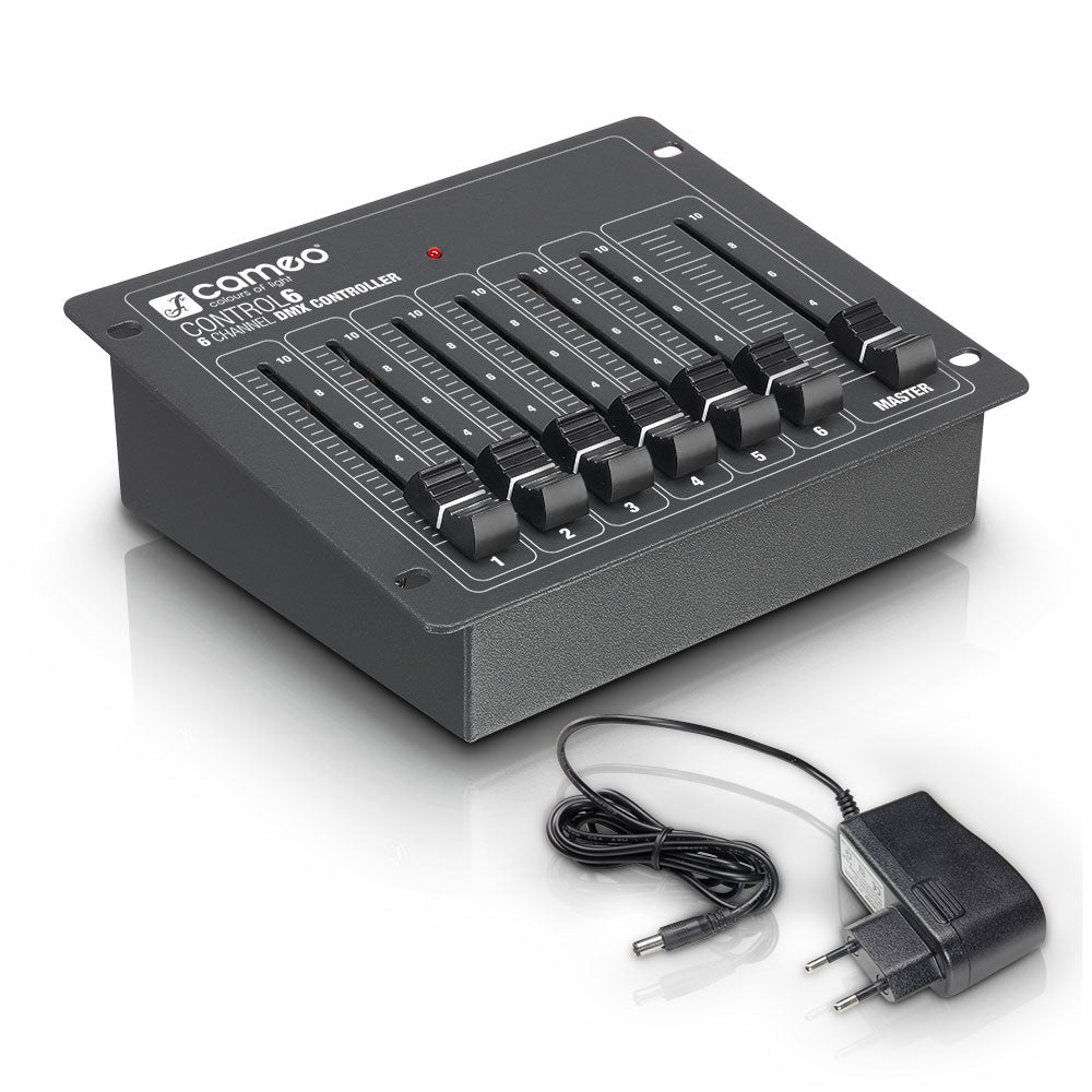Cameo CONTROL 6 - CONTROLADOR DMX DE 6 CANAIS
