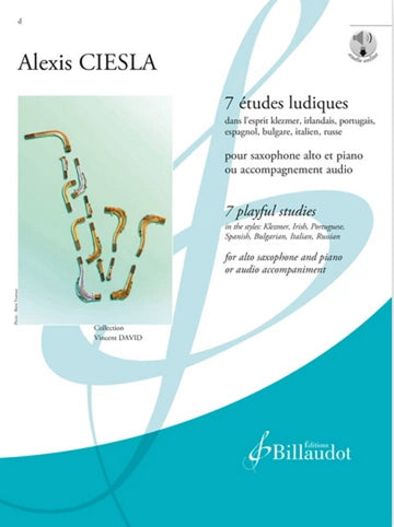 Ciesla Alexis - 7 Etudes Ludiques - Saxophone Alto & Piano