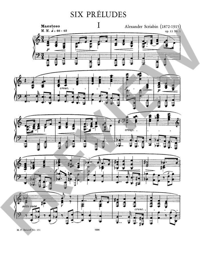 Skrjabin A. - Dois impromptus Op.12 - Piano