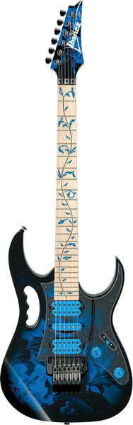 JEM77P-BFP Padrão floral azul Signature Steve Vai Premium