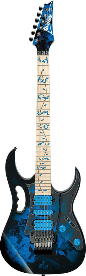 JEM77P-BFP Padrão floral azul Signature Steve Vai Premium