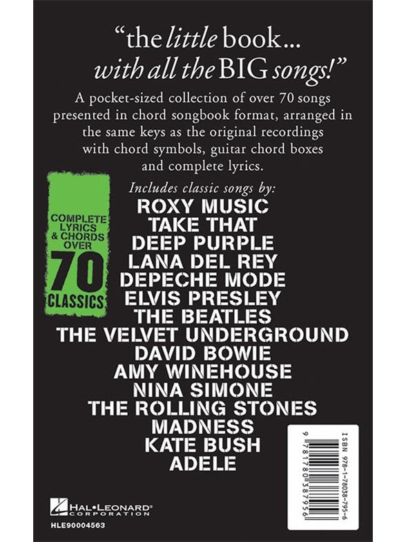 THE LITTLE BLACK BOOK OF ALL-TIME GREATEST HITS - LYRICS AND CHORDS