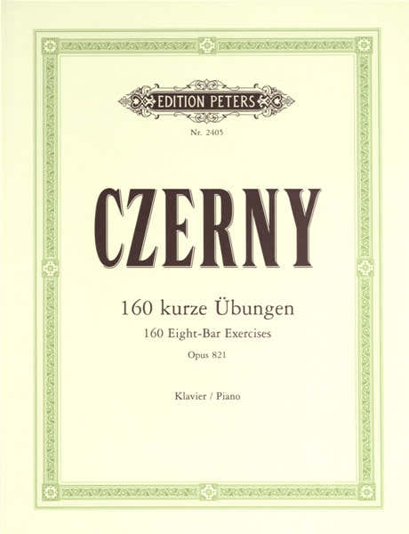 Czerny Carl - 160 EIGHT-bar Exercises Op.821 - Piano