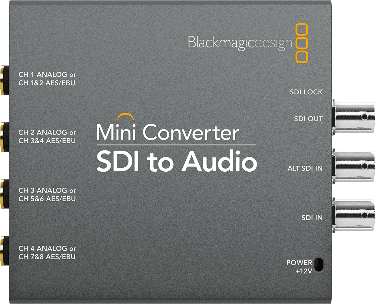 Mini conversor SDI para AUDIO