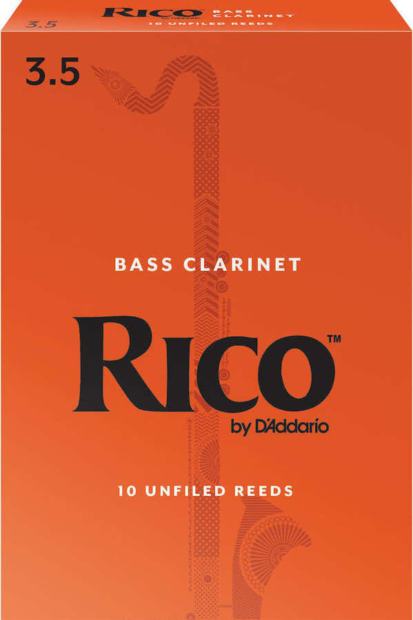 REA1035 - RICO ROYAL PALHETAS CLARINETE BASSO FORCE 3.5 BOX OF 10