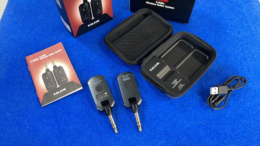 C5RC Sistema Sem Fios Para Guitarra 5,8 GHz Sincronização Automática - Stock B