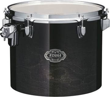 12"X10"SINGLE HEAD CONCERT TOM TRANSPARENT BLACK FADE