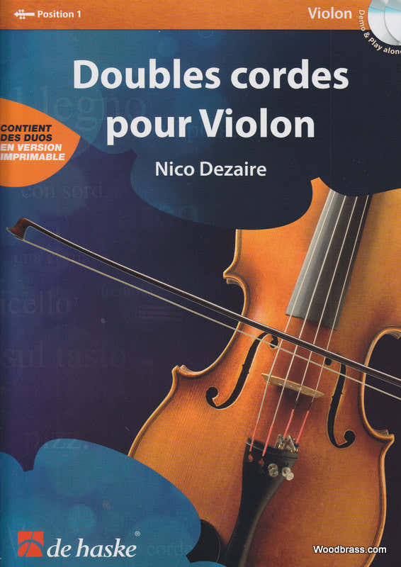 Dezaire Nico - Doubles Cordes Pour Violon + CD