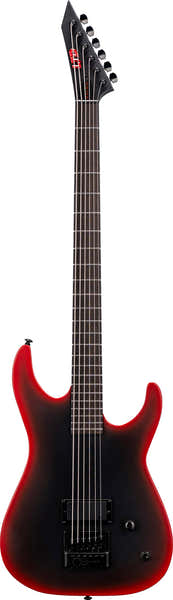 Ltd M-6 Evertune Preto metalizado Preto Vermelho Burst acetinado