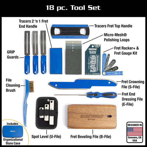 MN880 FRET TOOL KIT 18 PIECES