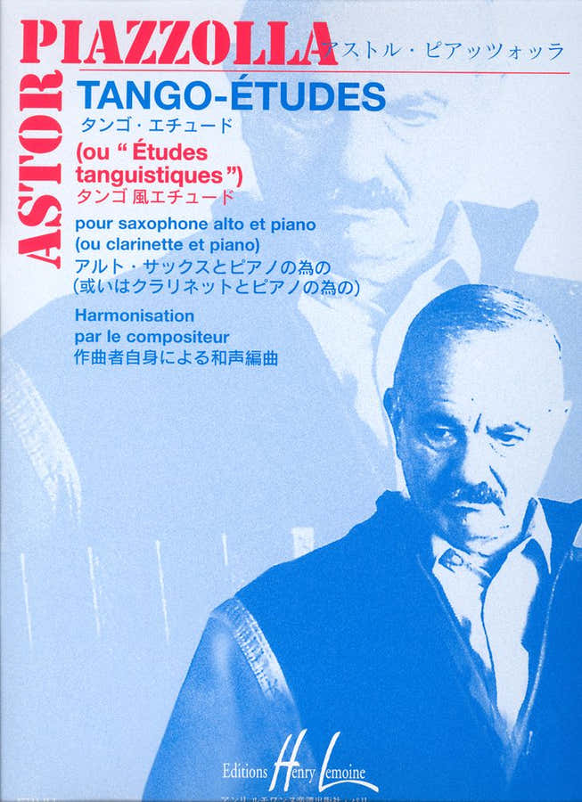 Piazzolla Astor - Tango - Etudes (6) - Saxophone Piano