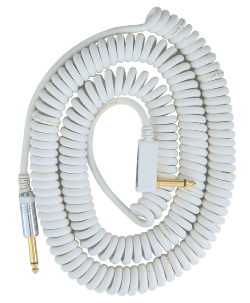 VCC90 Cabo Jack Espiral 9M Branco