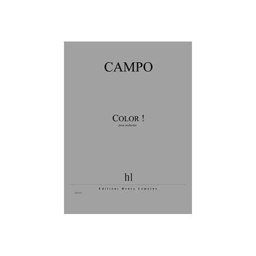 Campo - Color ! - Orchestre