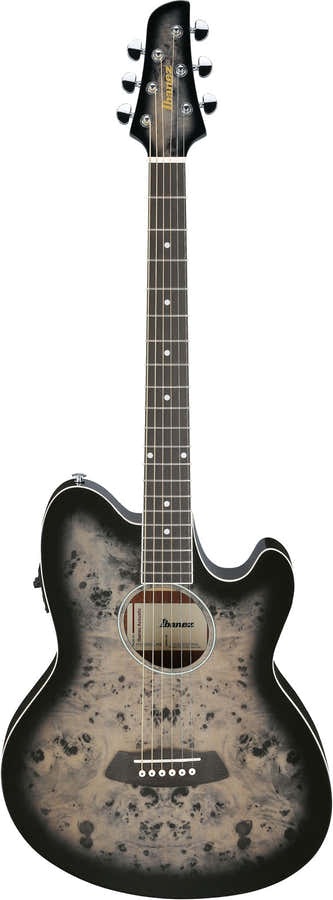 TCY10PABKB Talman Burst preto sobre castanho transparente