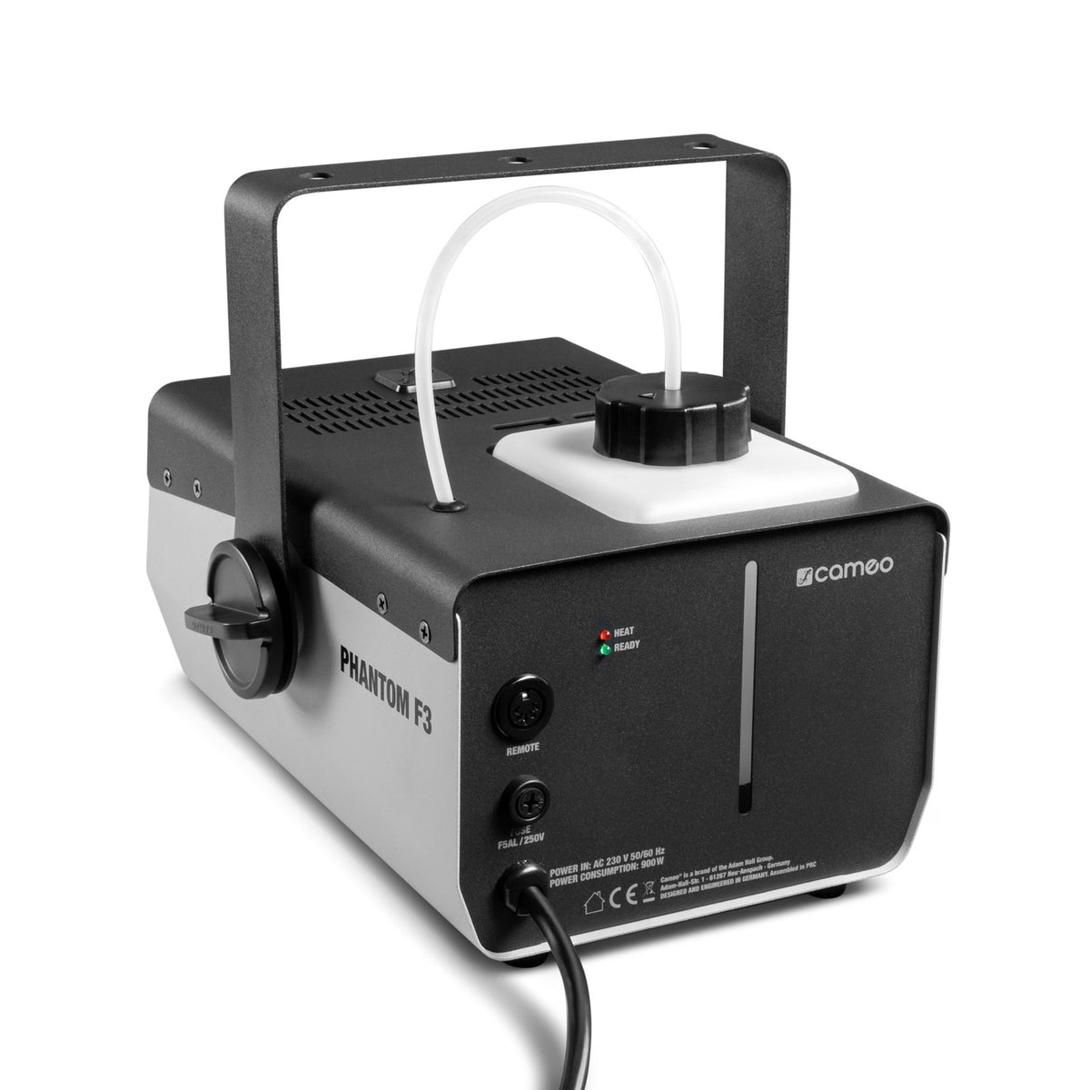 PHANTOM F3 - MQUINA DE FUMAA COMPACTA 950W COM ILUMINAO DUAS CORES