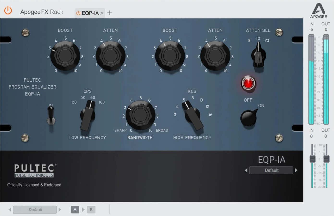 FX Rack Pultec EQP-1A