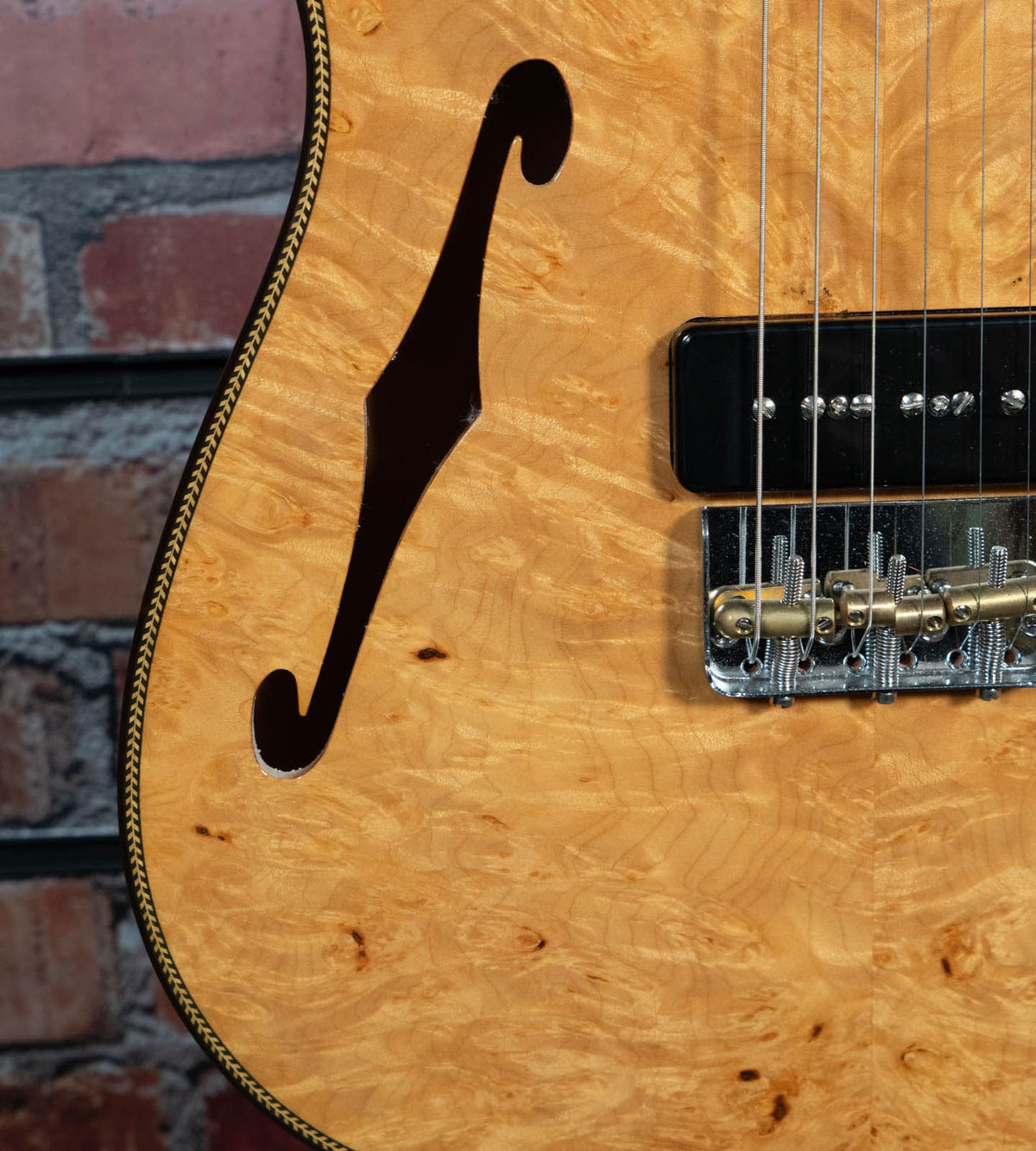 Telecaster Dual P90 Bordo nodoso NOS Natural envelhecido Artisan