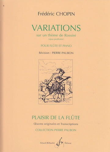 Chopin - Variations Sur Un Theme De Rossini Op. Posth. Flauta / Piano